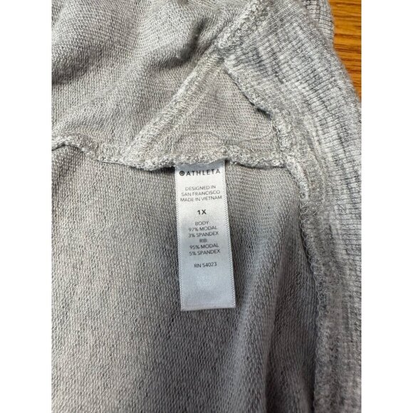 Athleta Women's Mindset Relaxed Fit Long Sleeve Sweatshirt Workout Size 1X - Picture 6 of 9